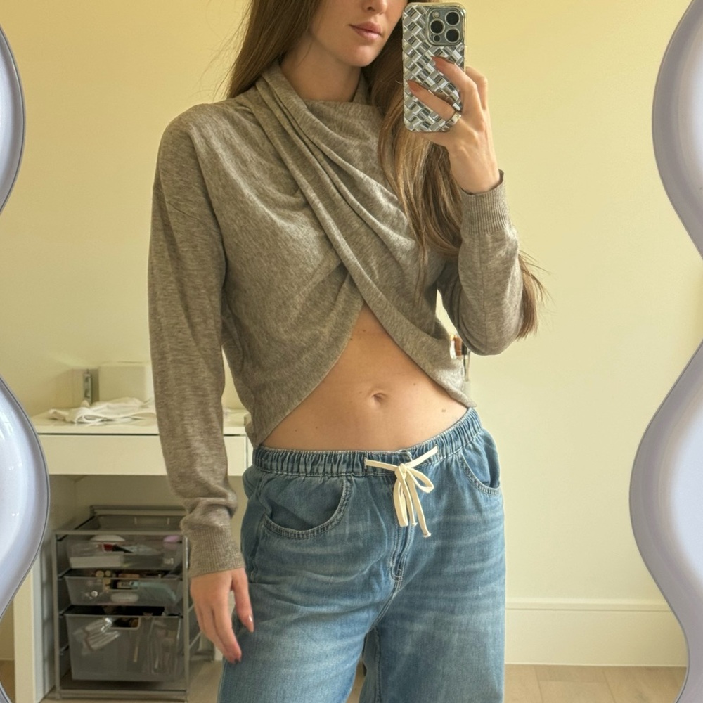 Zara Wrap Front Sweater